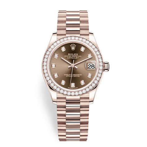 chocolate rolex date just|Rolex Datejust 31mm everose gold.